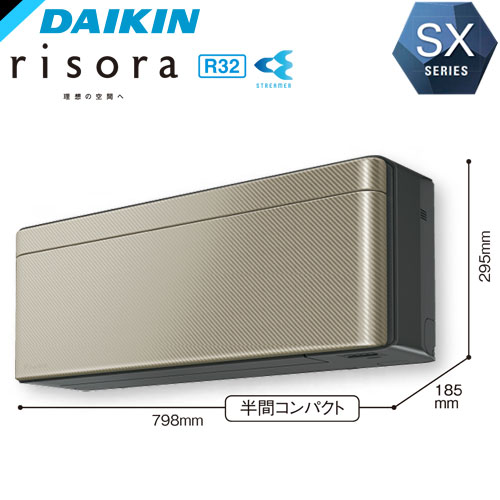 S713ATSP-Nの室外機・リモコン・パネル