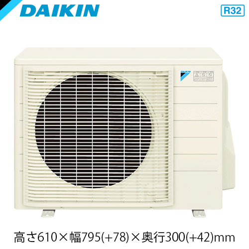 S285AVV-Tの室外機・リモコン・パネル