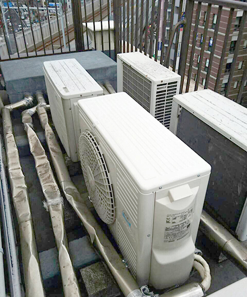 室外機も作業完了