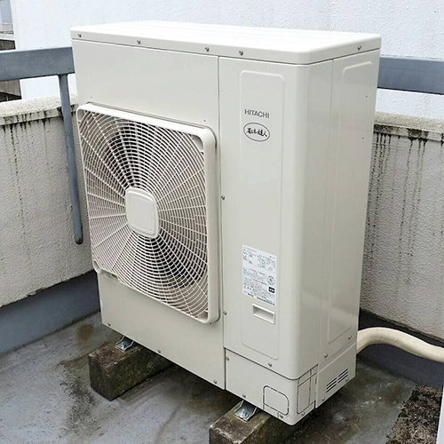 新型室外機設置完了