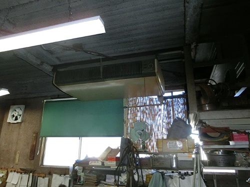 室内機1台目設置前
