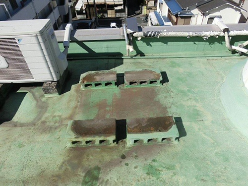 室外機設置の様子