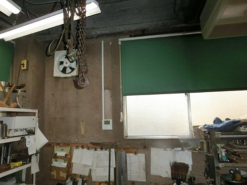 リモコン配線モール仕上げ
