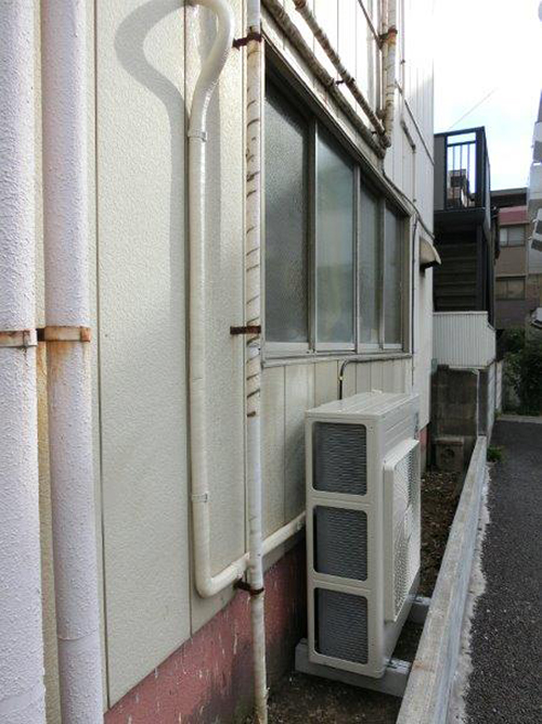 室外機配管の様子