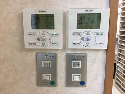 既存室外機の設置状況２