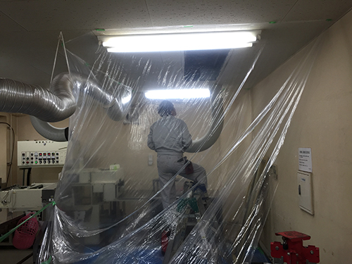 養生後の様子