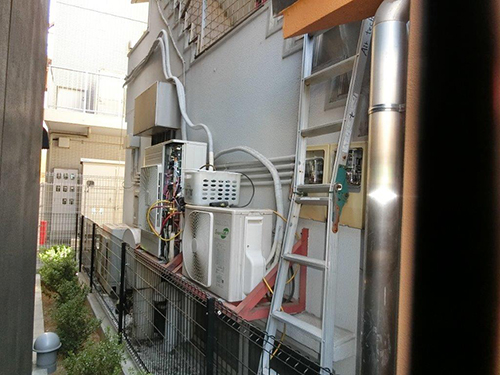 室外機入れ替え作業後