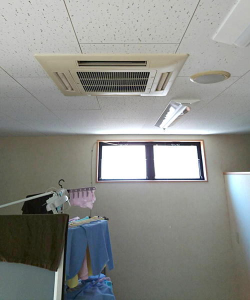 既設室内機の様子
