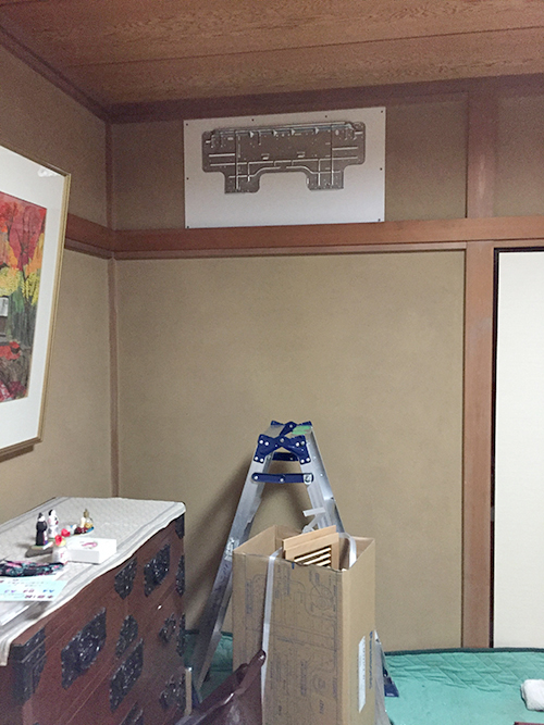 壁掛取り付け前