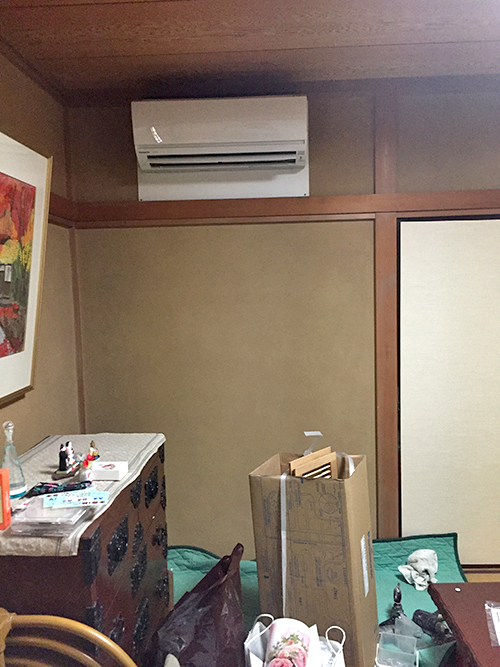 埋込形から壁掛形への入れ替え完了