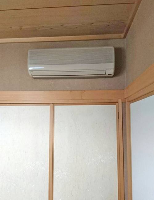既存の壁掛形室内機2台目