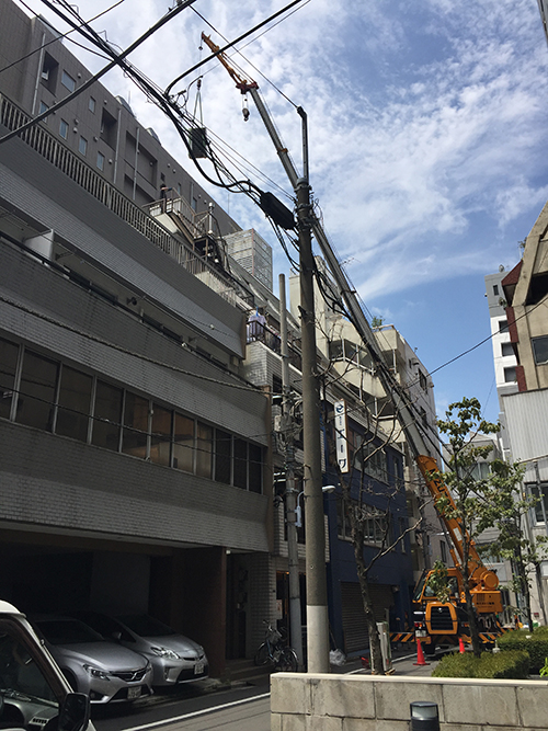 クレーン作業