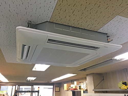 室内機施工後