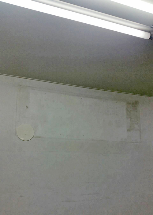 室内機2撤去後キャップ