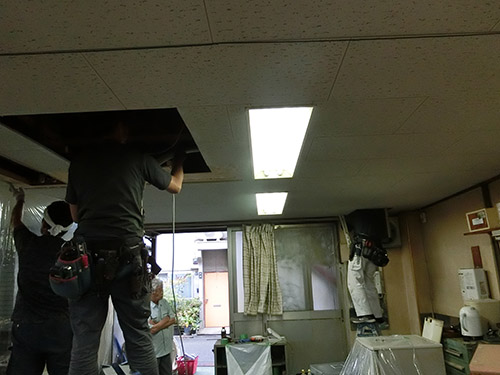 既存室内機2撤去