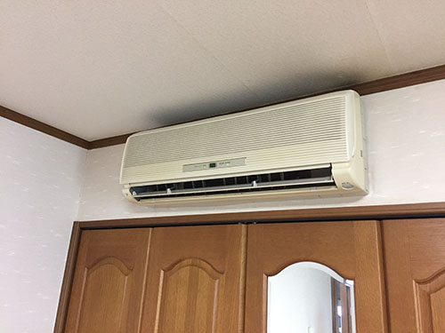 洋間の既存室内機