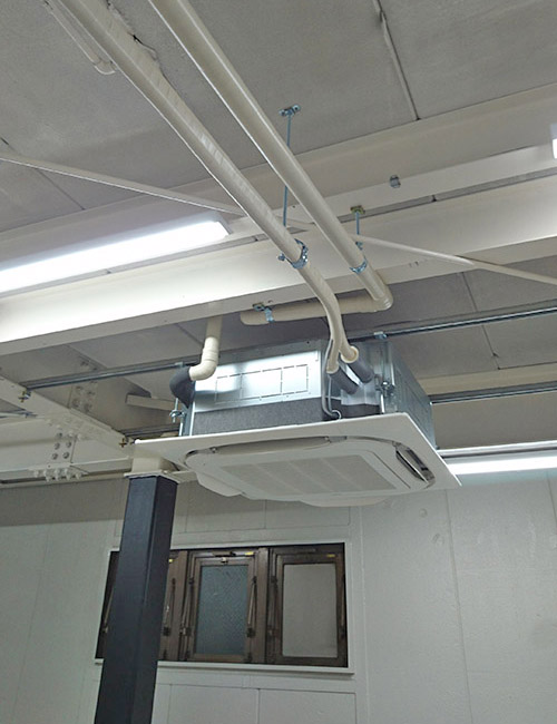 設置後の室内機