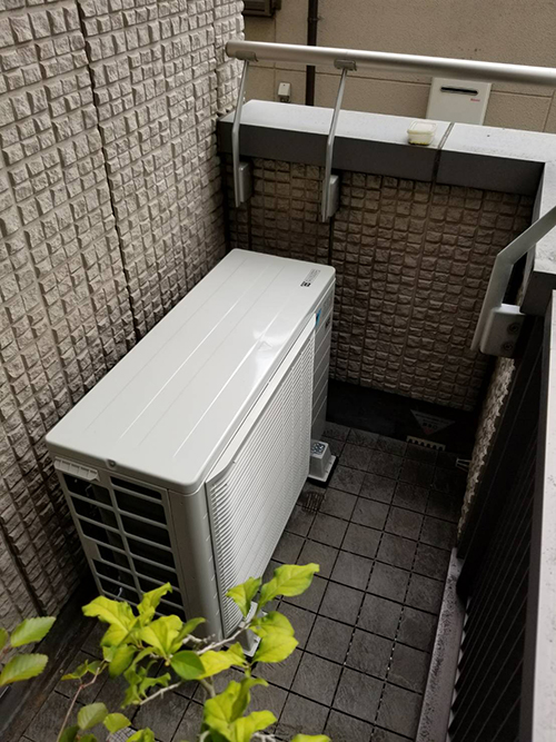 室外機設置完了