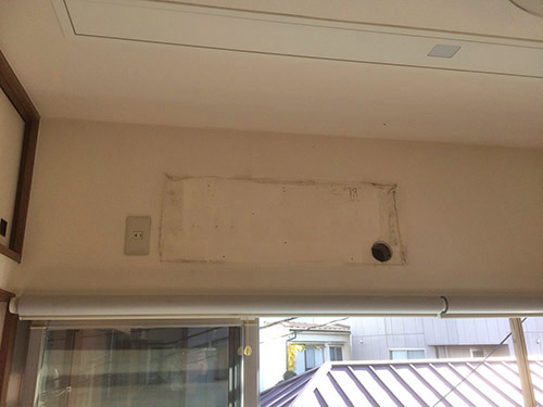 室内機撤去後1