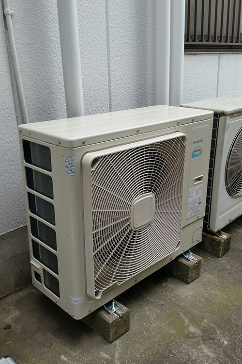 室外機真空引き