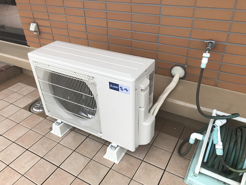 新規室外機入替え完了
