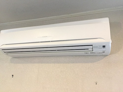 新規室内機取り付け