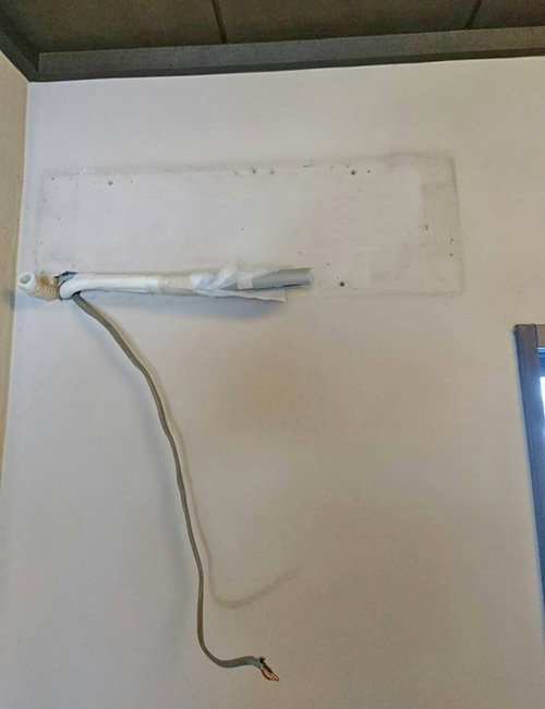 既存室内機撤去後