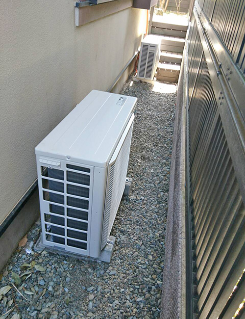 室外機設置完了