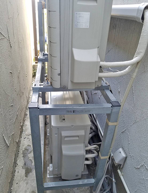 新規室内機取り付け