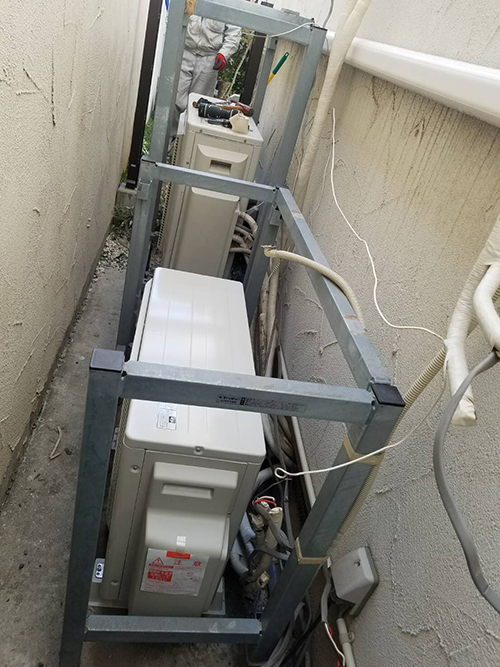 室外機撤去後
