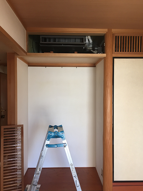 室外機交換完了
