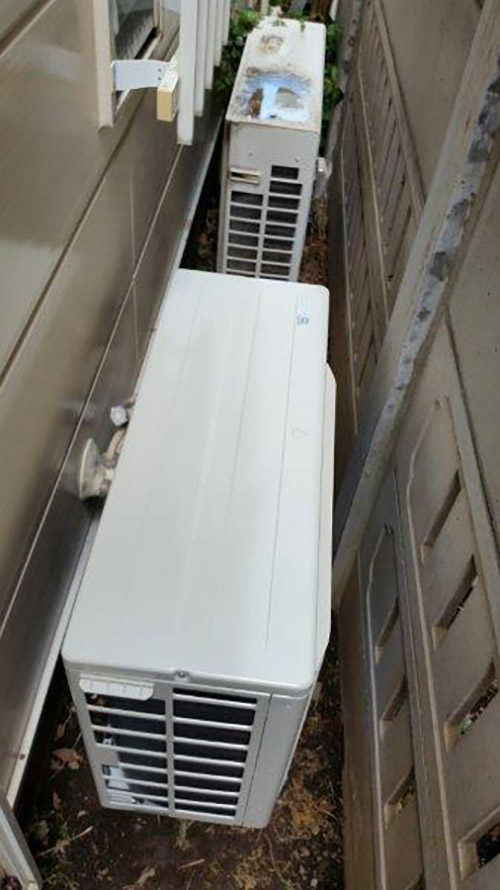 室外機設置完了