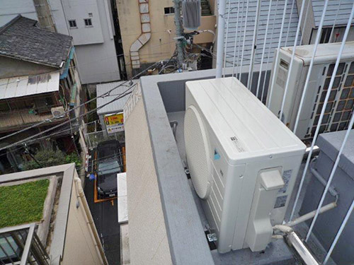 室外機設置完了