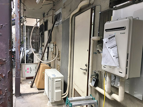 施工後室外機①