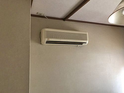 室内機取り外し前