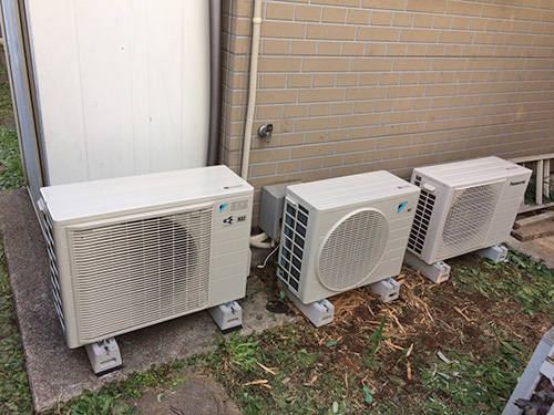 新しい室外機