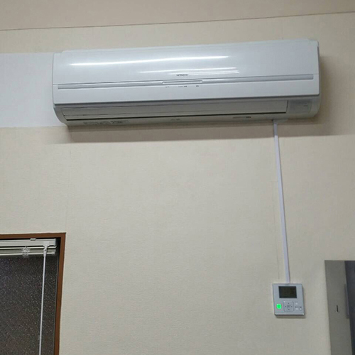 荒川区事務所にて壁掛形エアコンの入替え【業務用エアコン】