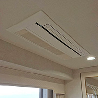東京都江東区のマンションにてマルチエアコンの入替え工事【ハウジングエアコン】