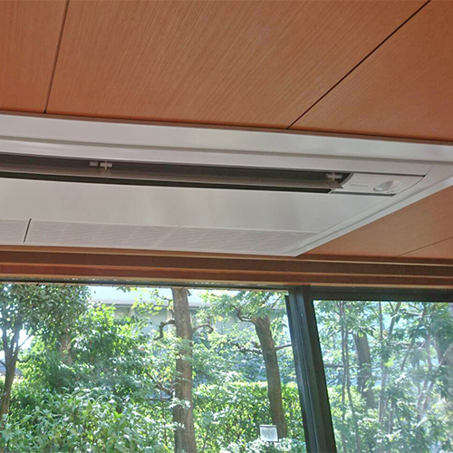 東京都文京区のマンションにて天井埋込形1方向エアコンの入替え工事【業務用エアコン】